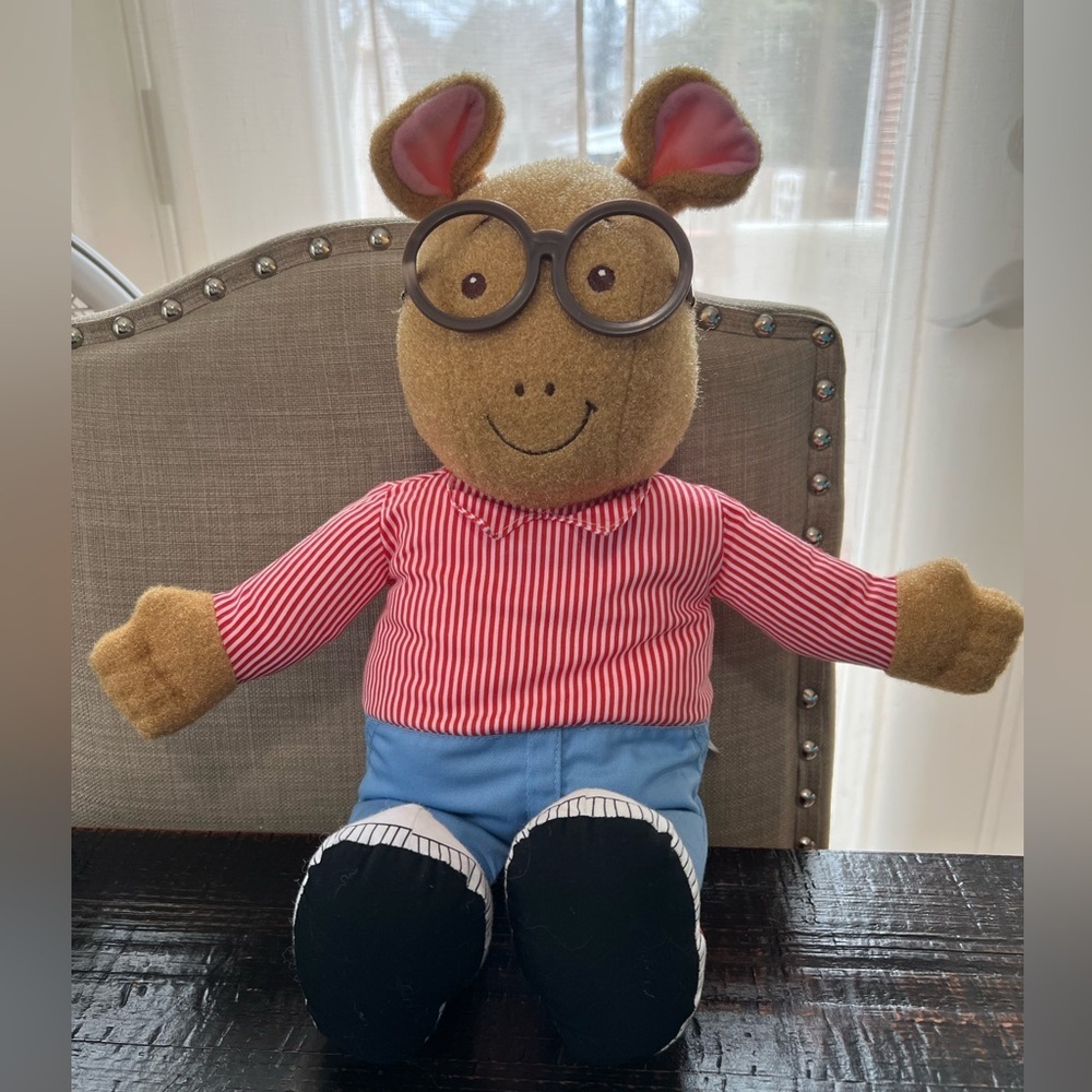 Arthur Talking Doll Vintage 17” Playskool Toy Plush PBS 1996 Hasbro Working